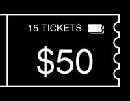 15 for $50
